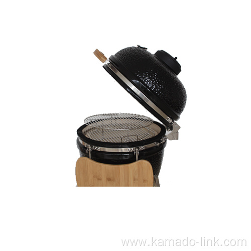 Charcoal Ceramic Kamado Pizza BBQ Grill